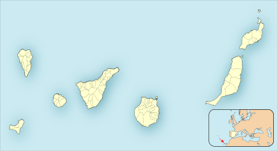 Harta de localizare Spania Insulele Canare