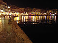 El port de Khanià de nit