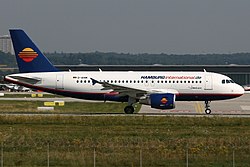 Airbus A319 der Hamburg International