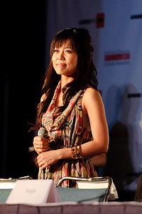 Миюки Савасиро на выставке Anime Expo 2011