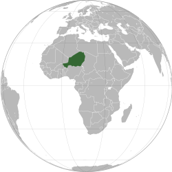 Makhalilo gha  Niger  (dark green)