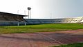 Panoramica dello stadio dalla pista d'atletica