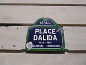 A street sign in Montmartre, Paris