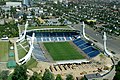 Poznański Stadion Lecha z lotu ptaka.