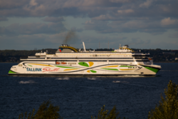 M/S MyStar saapumassa Tallinnaan 2023.