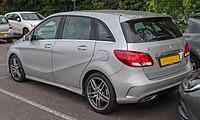 2018 Mercedes-Benz B 180 AMG Line (facelift; UK)