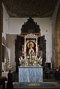 Imagen de la Inmaculada Concepción Coronada, patrona de la parroquia y co-patrona de la ciudad.