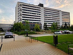 Gebouw van de faculteit Geneeskunde aan de Pavel Jozef Šafárik-Universiteit in Košice.