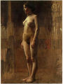 「裸婦立像」1903年 - 1904年頃、長野県信濃美術館