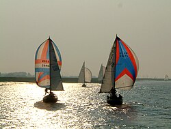 Seglas på Crouch i Burnham-on-Crouch