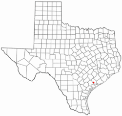 Location of Vanderbilt, Texas