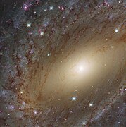 Hochaufgelöste Aufnahme des Hubble-Weltraumteleskops vom Zentralbereich der Galaxie