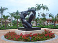 "Amantes", for the former Hotel Bristol, Now owned by the Buenaventura Golf and Beach Resort Panama, Autograph Collection of J.W. Mario, located in Buenaventura, Panama. This sculpture is the focal point of the entrance of the hotel.