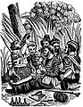 Image 14Bartholomew Roberts' crew carousing at the Calabar River; illustration from The Pirates Own Book (1837). Roberts is estimated to have captured over 470 vessels. (from Piracy)