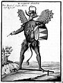 Image 87The sheyd אַשְמְדּאָי (Ašmodai) in bird-like form, with typical rooster feet, as depicted in Compendium rarissimum totius Artis Magicae 1775 (from Comparative mythology)