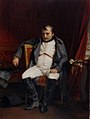 Paul Delaroche, Napoleon hävinneenä Fontainebleaussa, 1845.