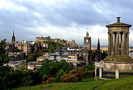 Uitzicht op Edinburgh