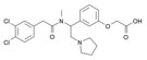 Chemical structure of ICI-204448.