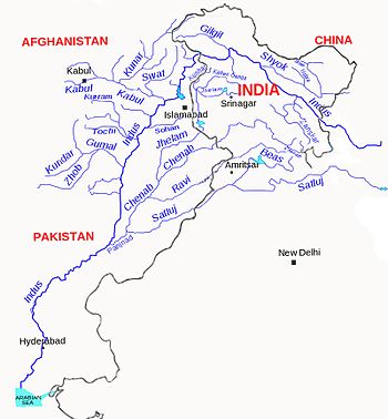 The Indus river basin