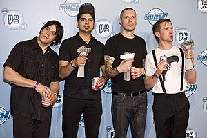 Billy Talent на MuchMusic Video Awards 2007.