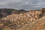 Vista del pueblo de Moros