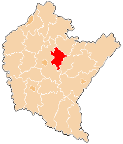 Location within the voivodeship