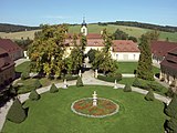 Blick auf den Hof