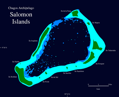 Karta över Salomon Islands