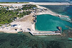 Seaport under-construction in Thitu (Pag-asa) Island.