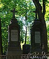 Tombe de Theodor Einem et de son épouse, fondateur de l'usine moscovite de chocolat Einem, devenue la fameuse usine Krassny Oktiabr (Octobre rouge)