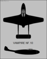 De Havilland D.H.113 Vampire N.F.Mk.10