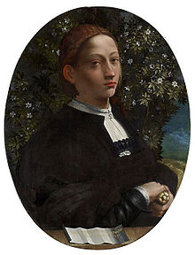 Portret fan Lukresia Borgia (troch Dosso Dossi, 1518).