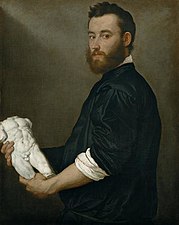 Retrato de Alessandro Vittoria, 1552, Kunsthistorisches Museum.