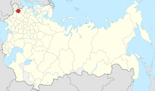 Location in the Russian Empire