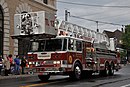 Fire Department Tower Ladder 12, a 1983 Pierce Arrow/LTI 1500/150/85 ft.