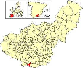 Localisation de Salobreña