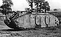 Mark IX at Dollis Hill, prior to the amphibious modifications.