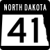 North Dakota Highway 41 marker