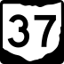 State Route 37 marker