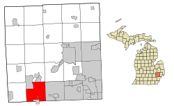 Location in the state of Michigan