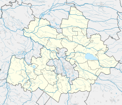 Mapa konturowa powiatu opolskiego, na dole po lewej znajduje się punkt z opisem „Niemodlin”