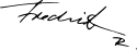 فردریک دهم's signature