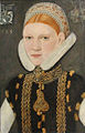 Sophie Eriksdatter Rud malet i 1585