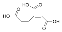 Chemical structure of 3-carboxy-cis,cis-muconic acid