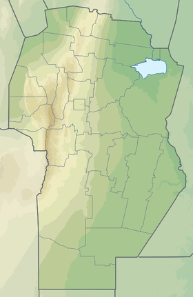 Voir sur la carte topographique de Córdoba