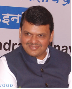 Devendra Fadnavis vuonna 2017.