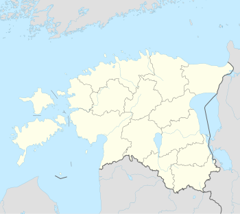 Сухопутні війська Естонії. Карта розташування: Естонія