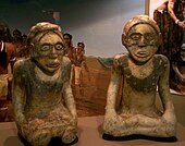 Stone effigies, Etowah site, Georgia (Mississippian culture)