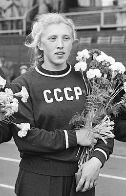Галина Зыбина на Олимпийских играх 1952