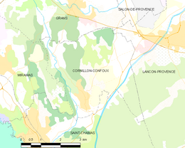 Cornillon-Confoux - Localizazion